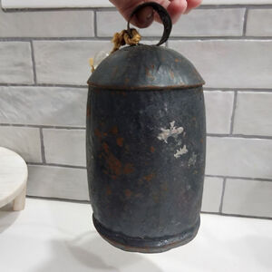 Old Galvanized Metal Cow Bell.